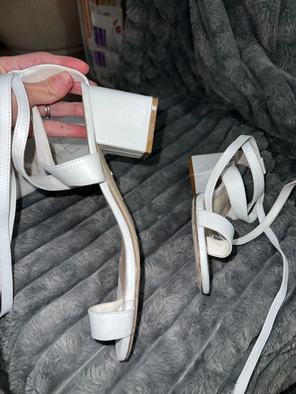 RAYE White Kepner Sandal - Dust Bag Included - Picture 10 of 16